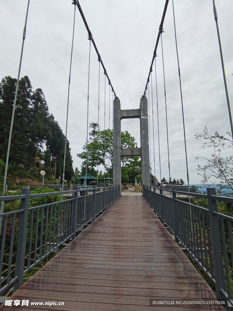 悬索桥风光