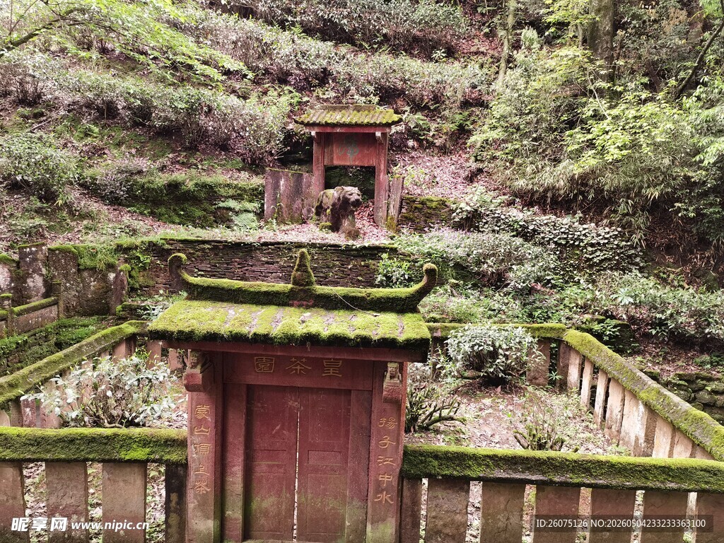 山林中的古朴小院