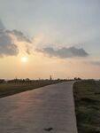 夕阳下的乡间小路