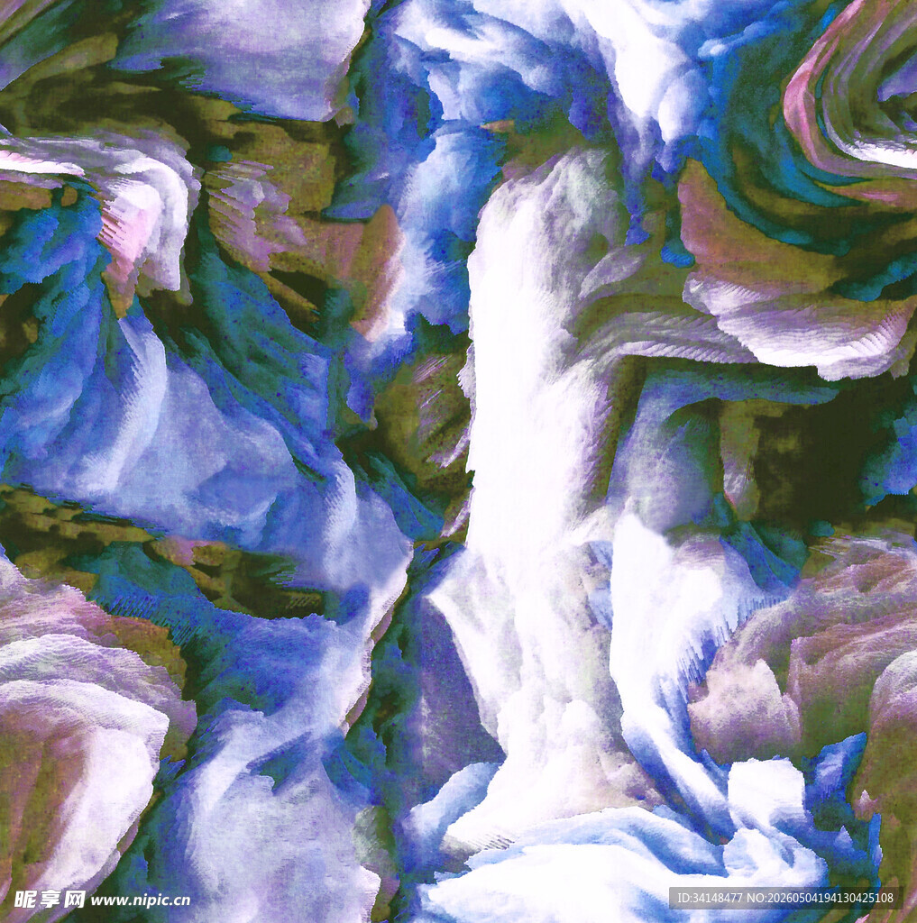 梦幻抽象瀑布景观
