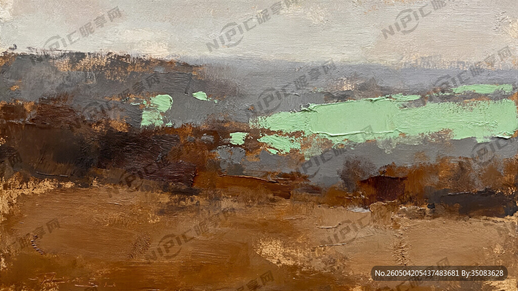 法式浪漫风景特别抽象油画  