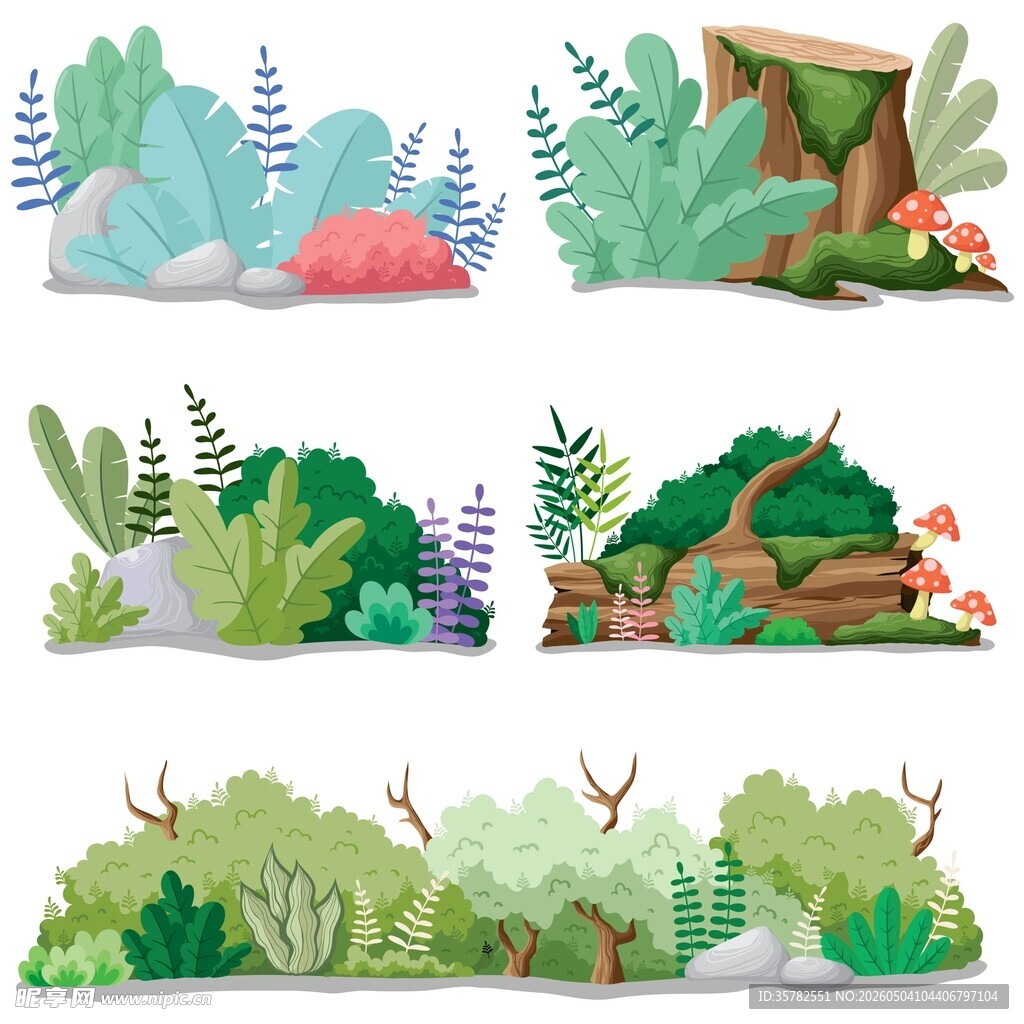 森系植物素材