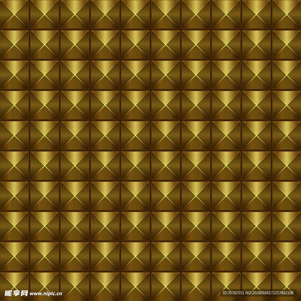 金色方格背景