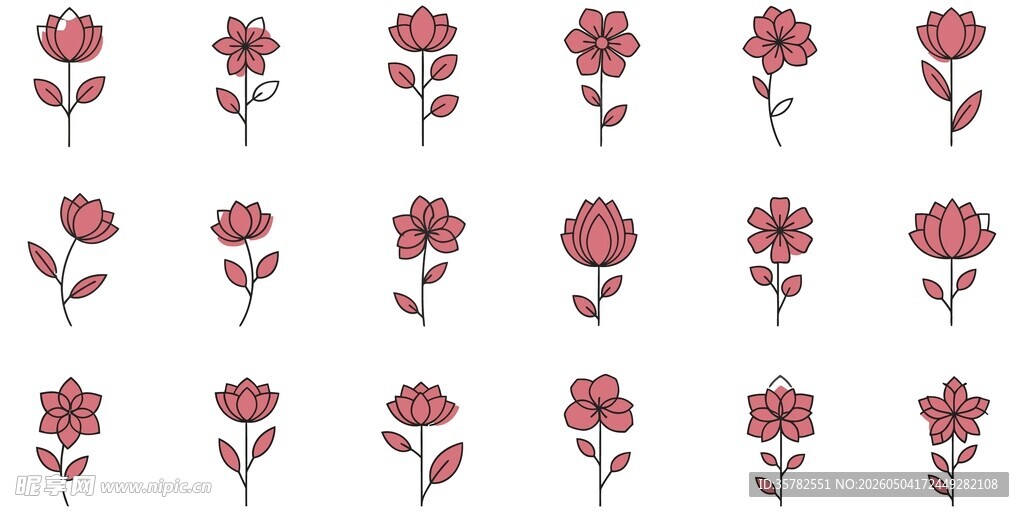 粉色花卉合集