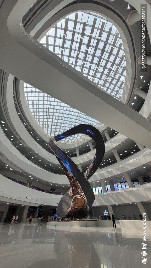 科技馆内部建筑艺术景观