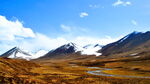 壮丽山野雪山风景图