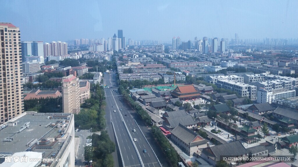 城市俯瞰景象