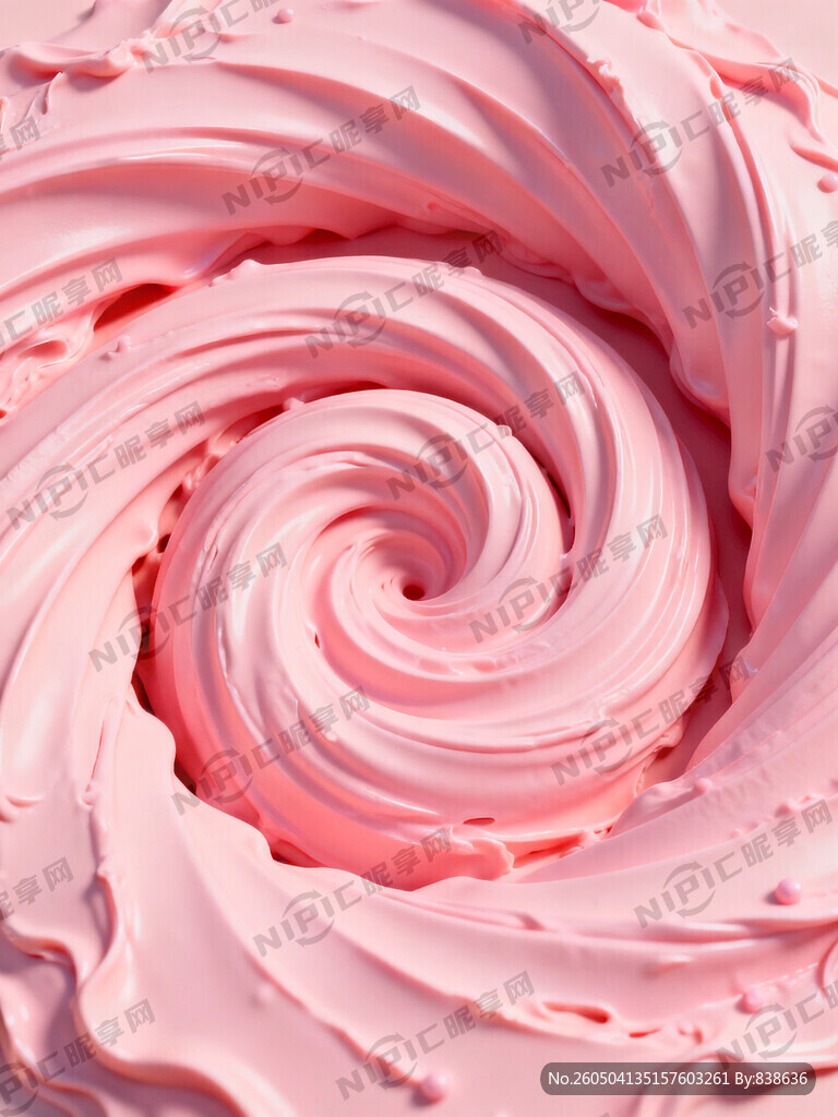粉色线条螺旋抽象背景 颜色明亮
