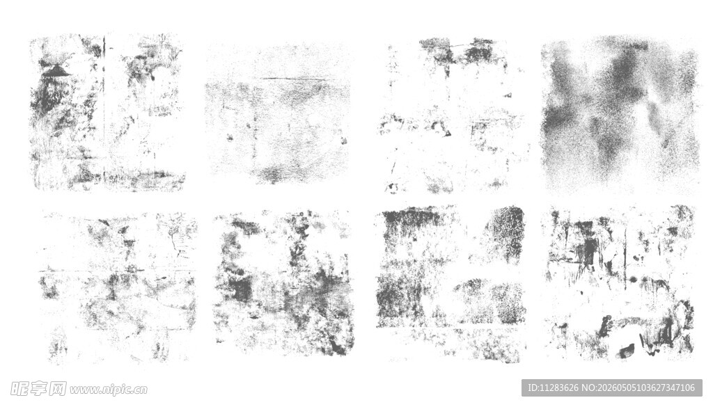 抽象黑白艺术画素材