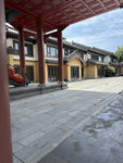 中式庭院建筑景观一角
