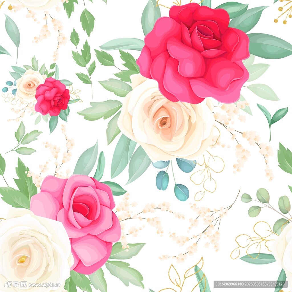 花卉水彩插画