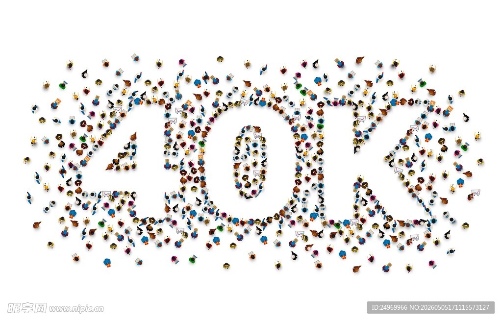 40K数字图案设计元素