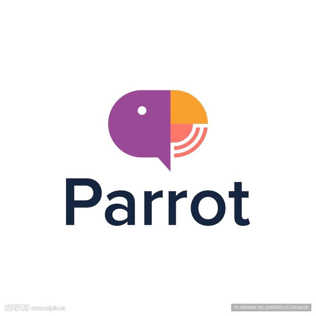 Parrot公司品牌标志