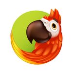 可爱鹦鹉图标设计