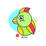 可爱卡通小鸟形象