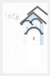 中式屋檐装饰艺术图案
