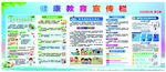 健康教育宣传栏画 学校海报画