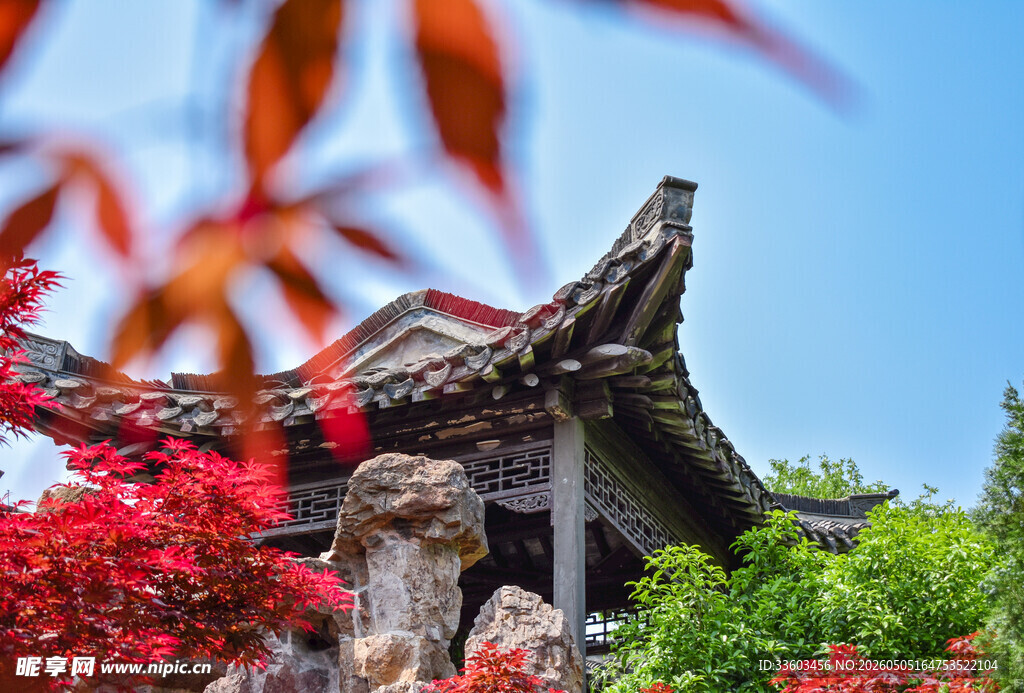 古亭秋景