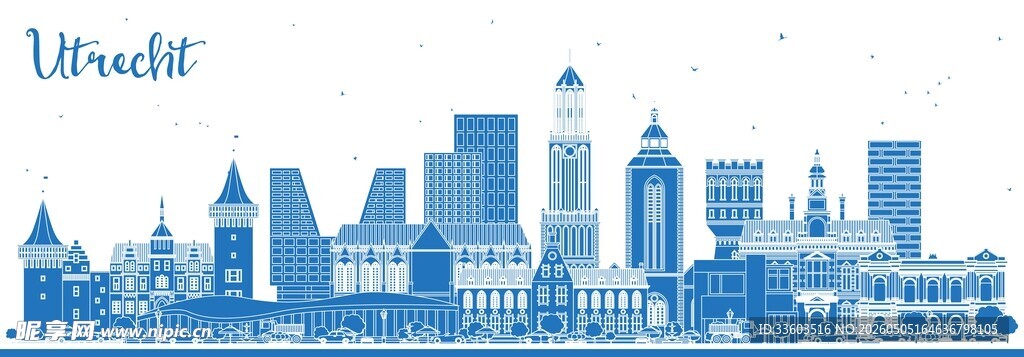 城市天际线图