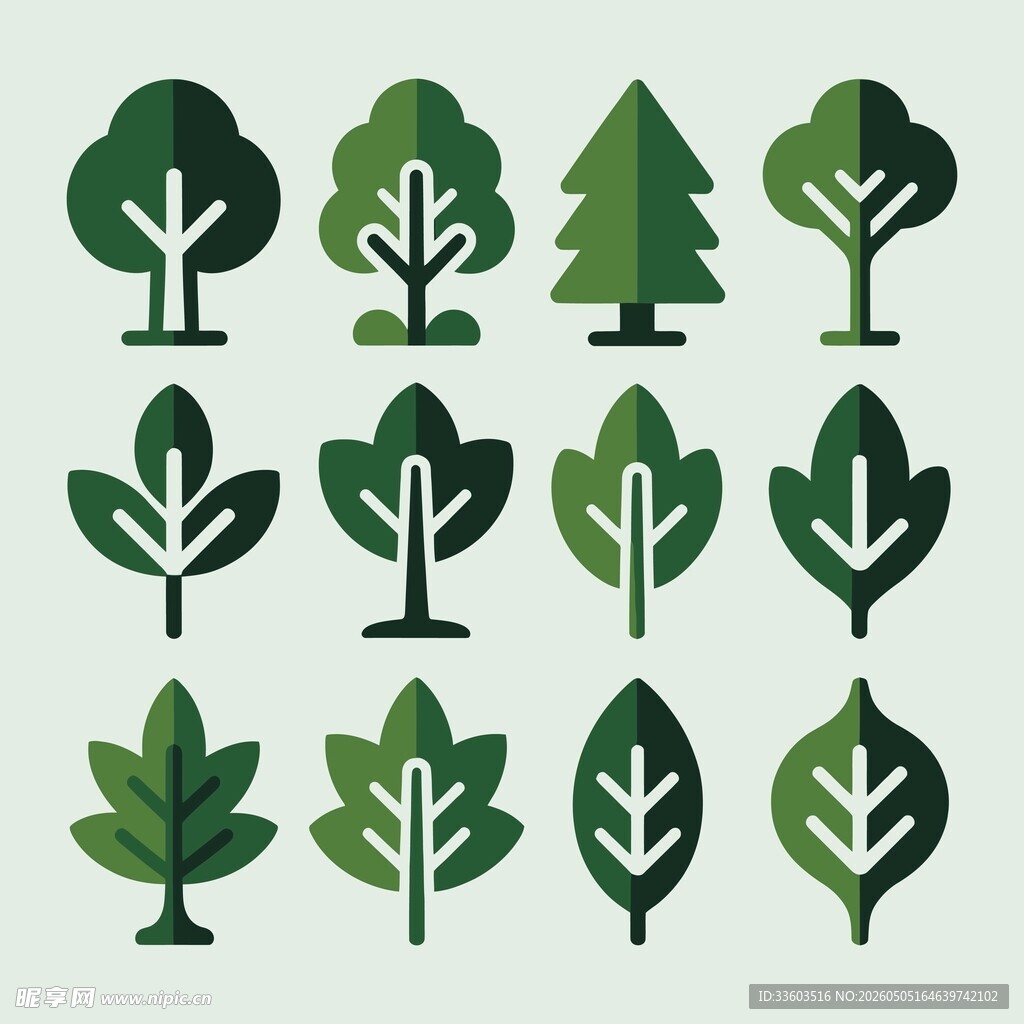 绿植图标合集