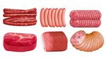 肉品插画素材