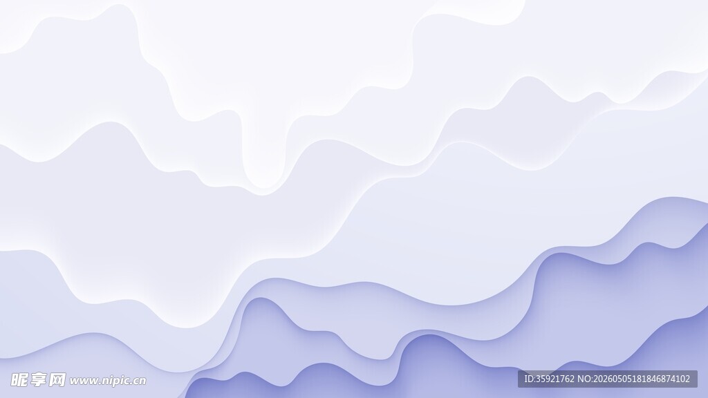 渐变波浪背景