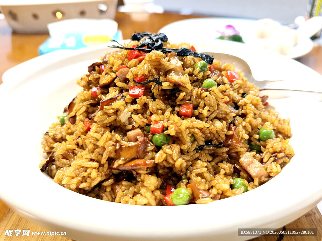 野生菌 炒饭