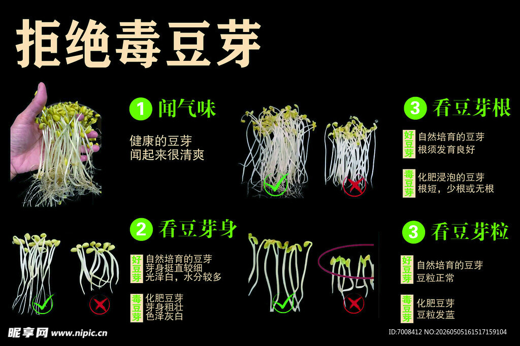 拒绝毒豆芽