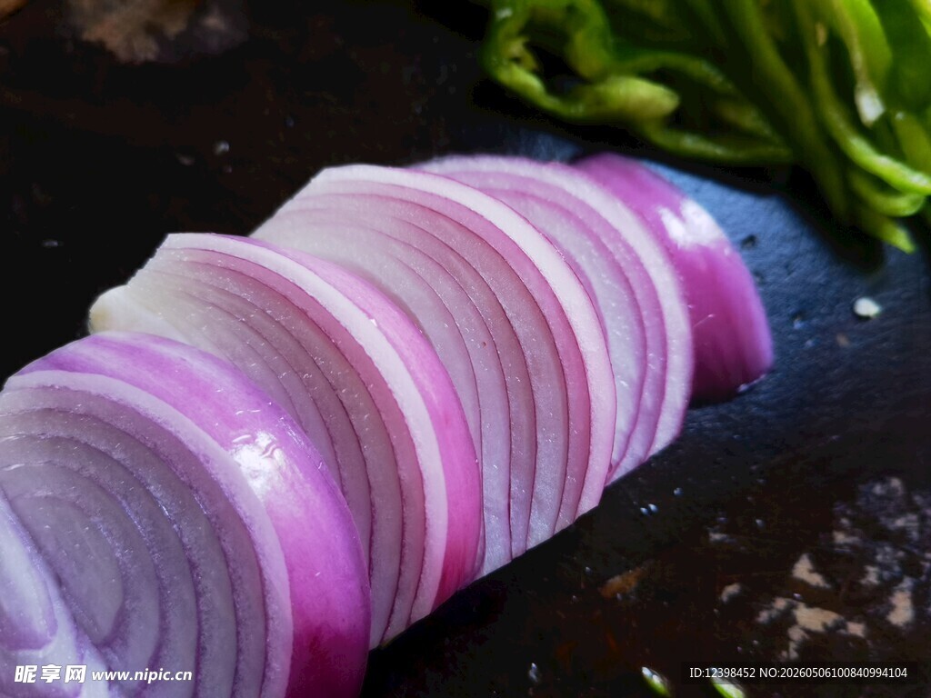 切片紫洋葱
