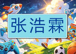 新生卡通儿童姓名桌牌 新生桌牌