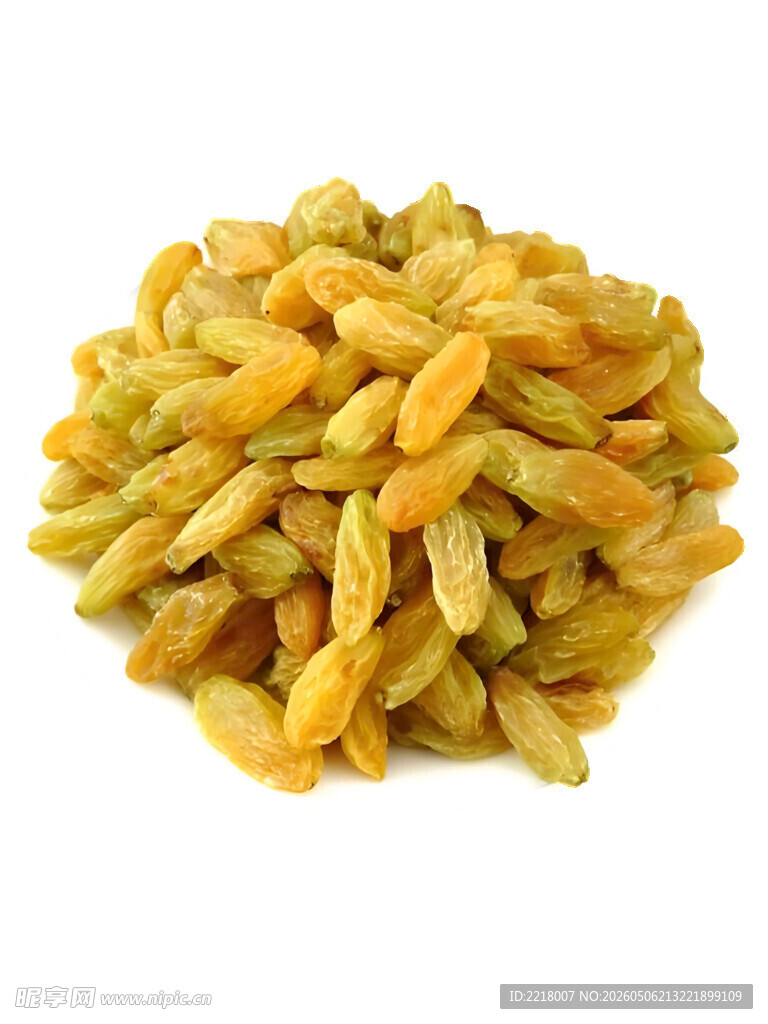 一堆美味的葡萄干