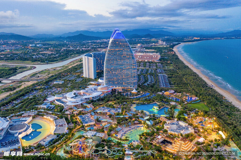 海滨度假胜地绚丽景观