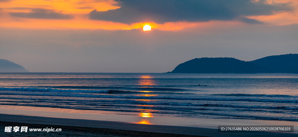 海上日落美景