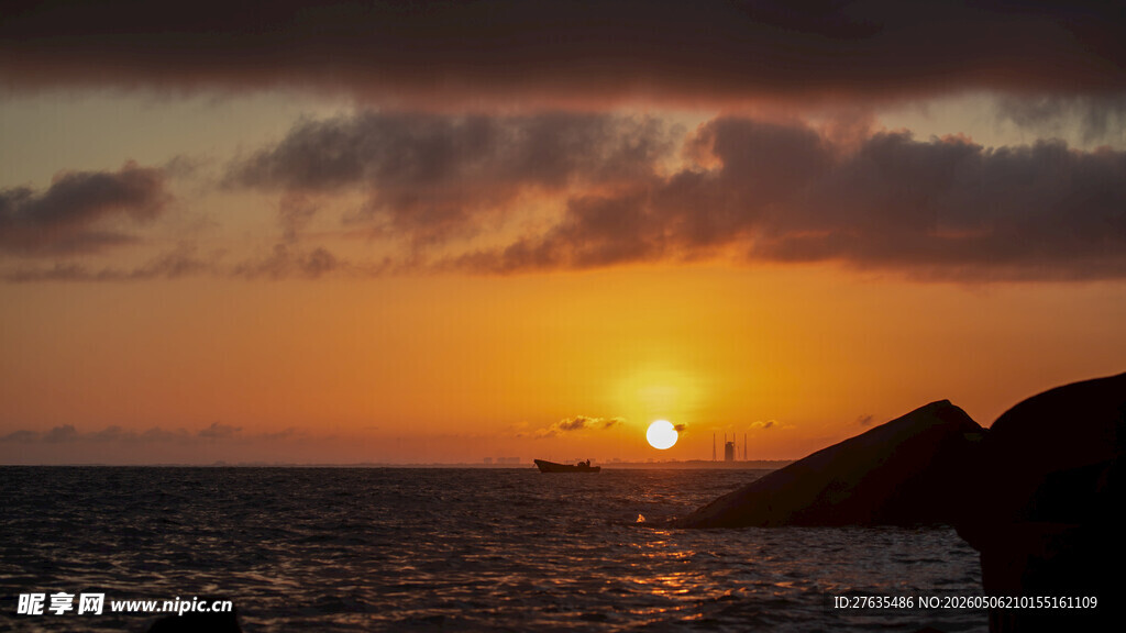 海边日落美景