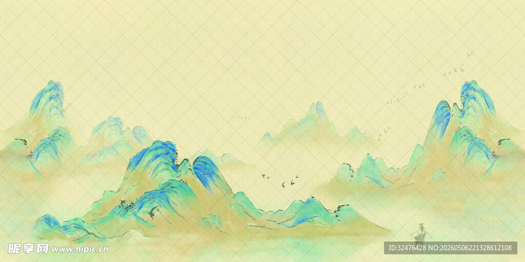 水墨山水间的诗意景致