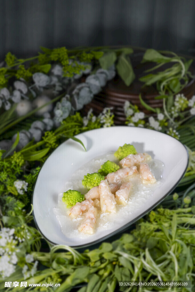 虾仁菜肴