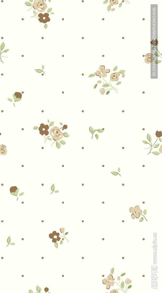 小碎花图案背景纹理