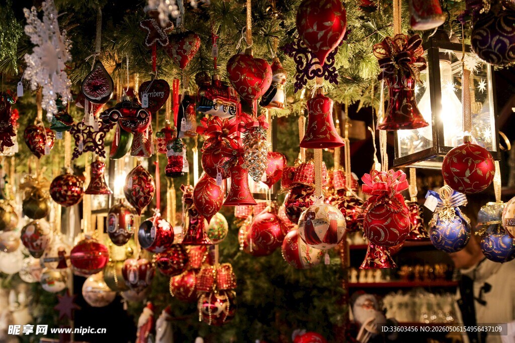 缤纷花卉装饰的梦幻场景