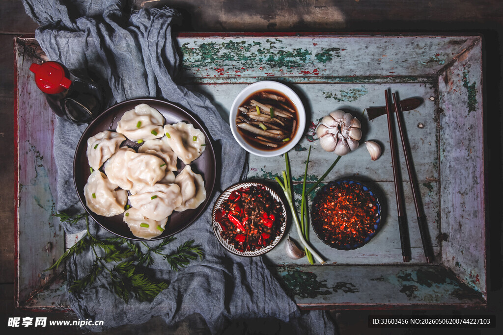 复古风食材静物组合