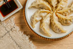 美味饺子摆盘