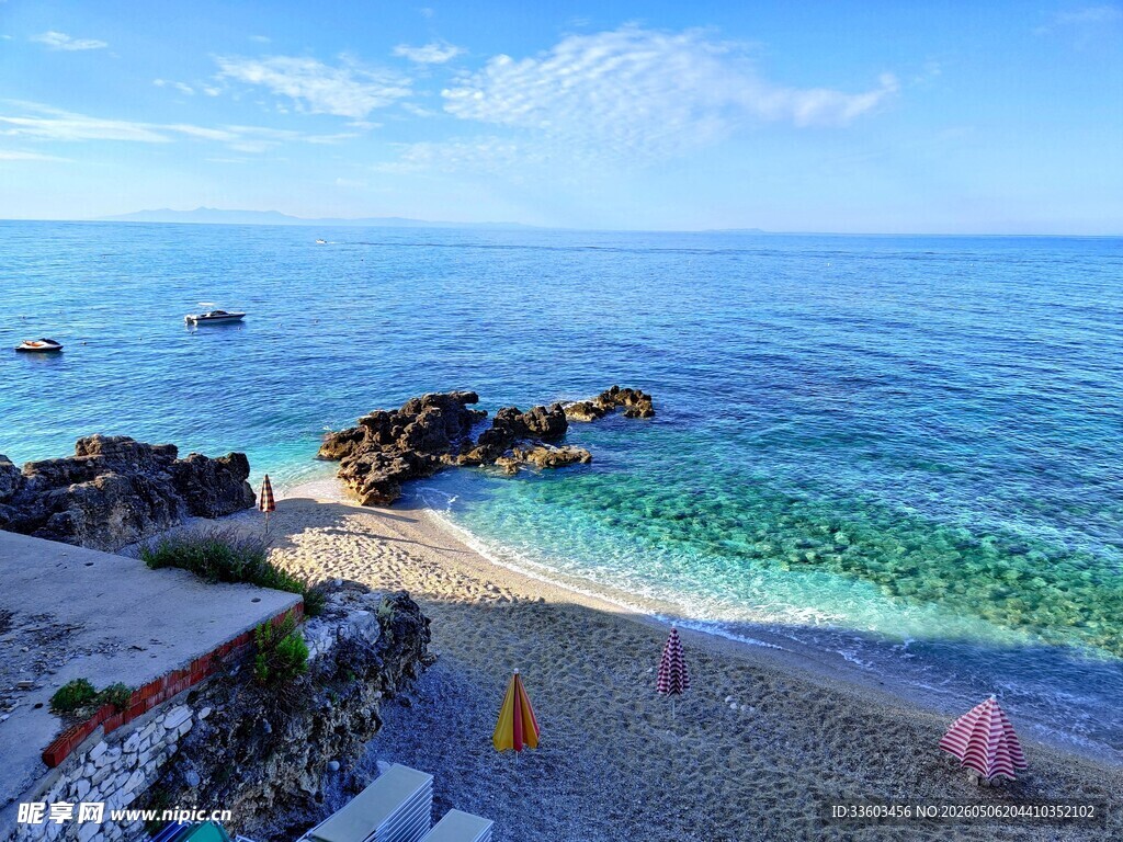 美丽海滨沙滩迷人风光