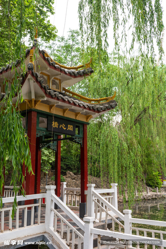 中式园林凉亭景观