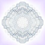 梦幻几何花纹防伪纹