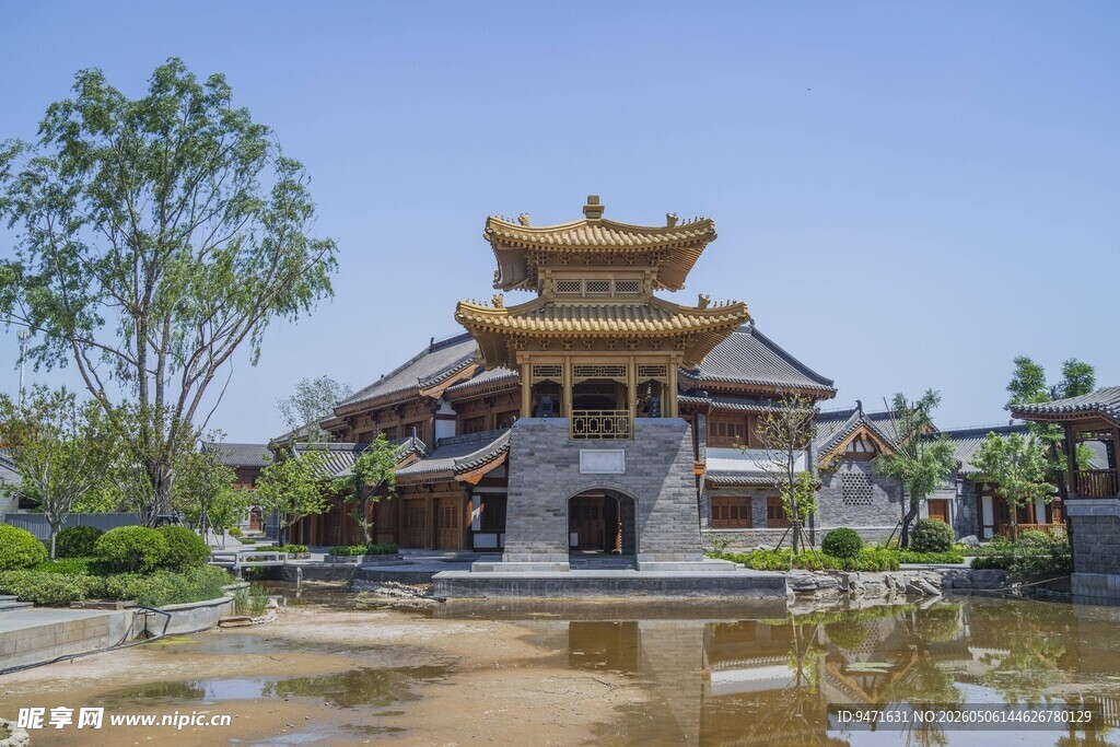 临沂古城中式古典建筑 