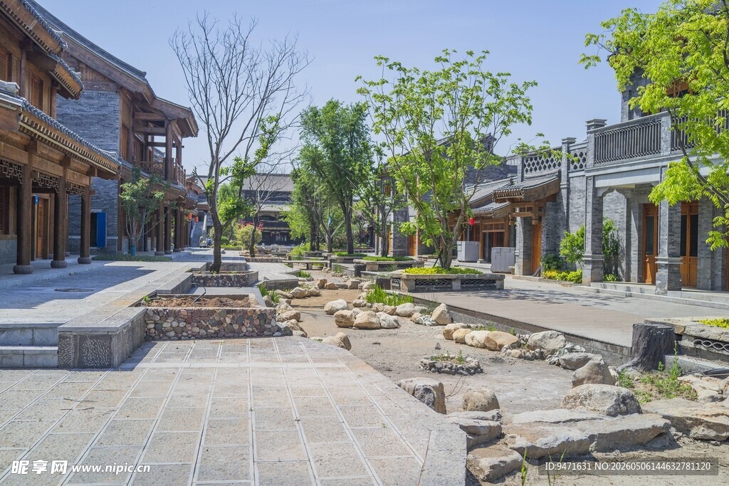 临沂古城古街小巷的静谧景致