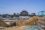 沂州古城古建施工现场