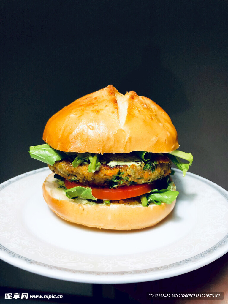 美味素汉堡