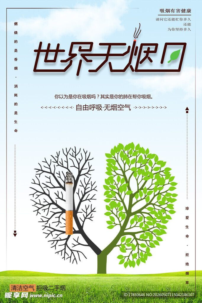 无烟日海报