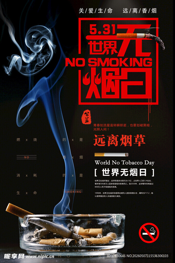 无烟日海报