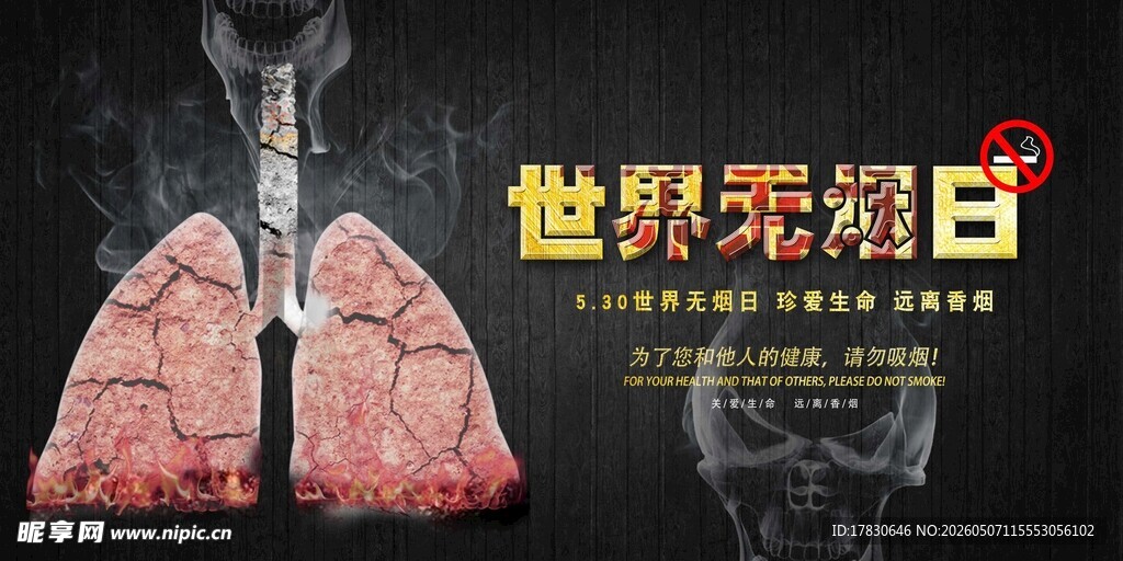 无烟日海报